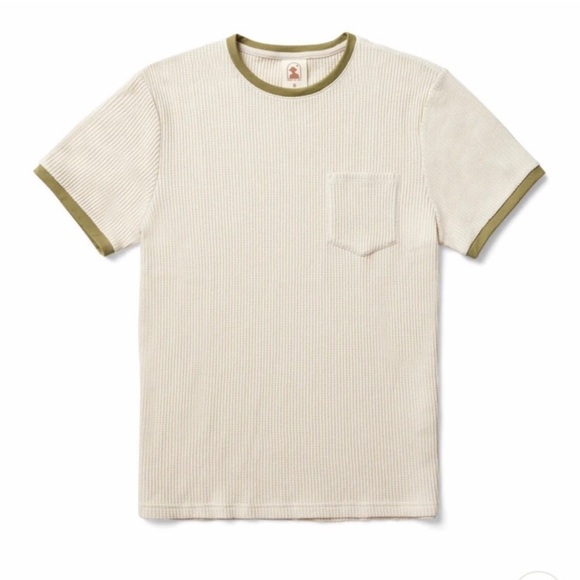 Dandy Del Mar Other - NWT Dandy Del Mar- The Cannes Waffle Knit Tee- Vintage Ivory- Mens XXXL